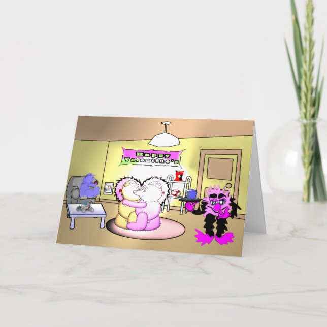 Romantic Evening Holiday Card (Front)