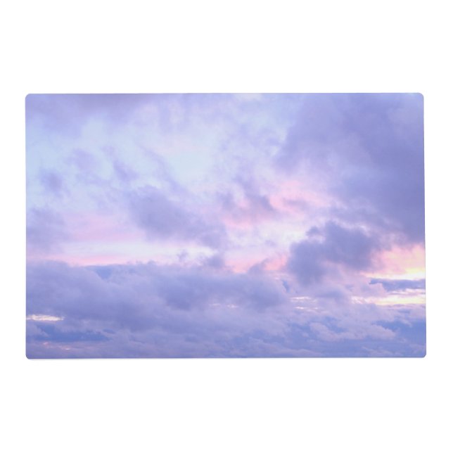 Romantic Evening Sky Placemat (Front)