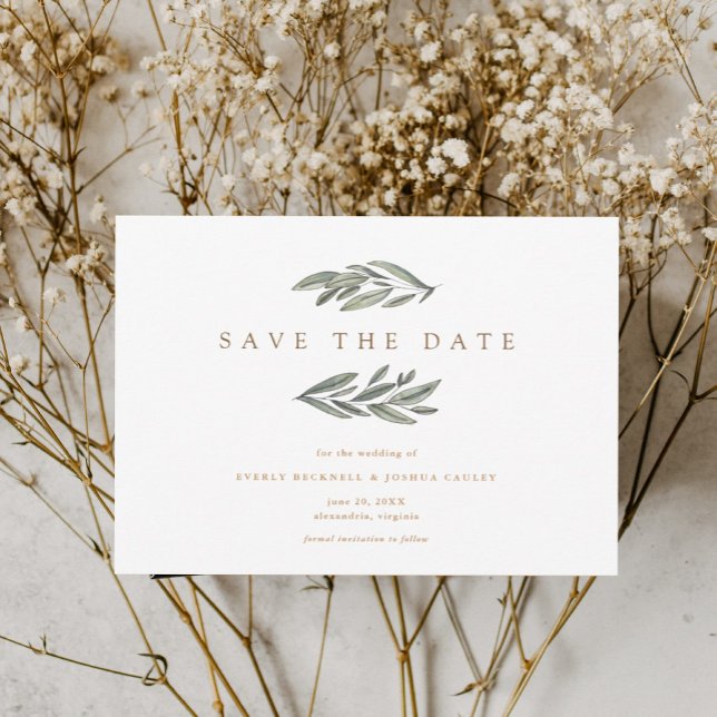Romantic Evergreen Save the Date (Creator Uploaded)