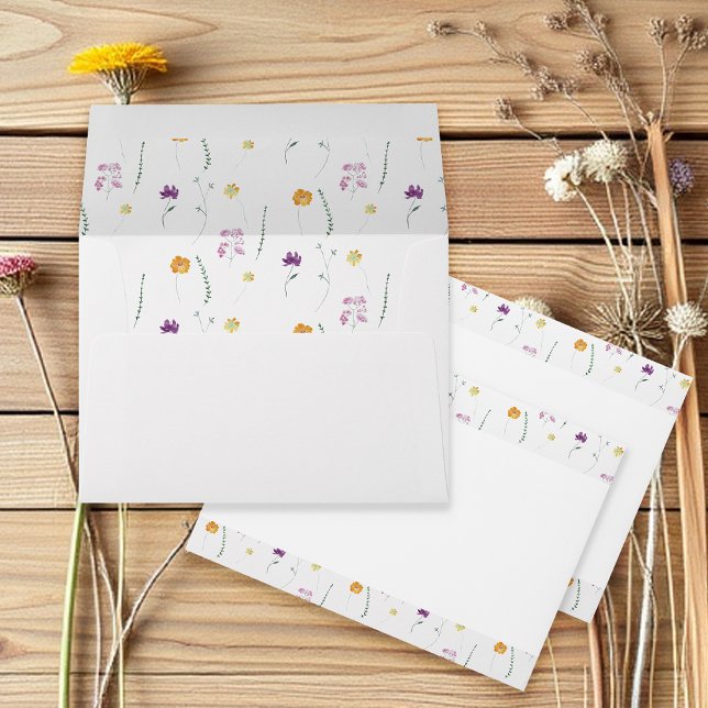 Romantic Fairy Garden Floral Wedding Envelope (Creator Uploaded)