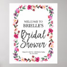 Romantic Fairytale Wreath Bridal Shower Welcome