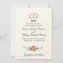 Romantic Fall Wedding