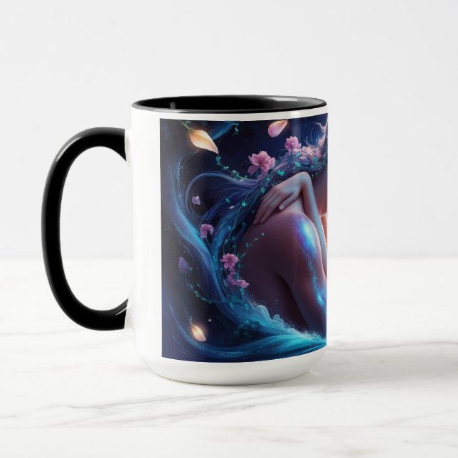 Romantic Fantasy Couple Mug (Left)
