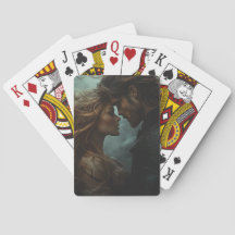 Romantic Fantasy Lovers in Storm