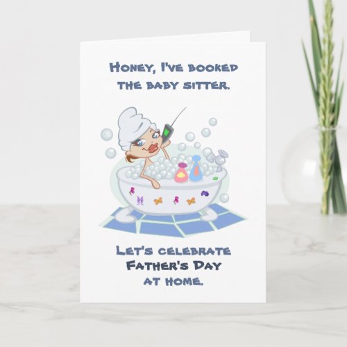 Romantic Fathers Day Card