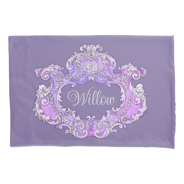 Romantic,Feminine,Personalized  Pillow Case (Front)