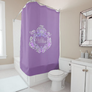 Romantic,Feminine,Personalized Shower Curtain