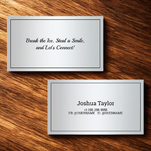 Romantic Flirting Business Card