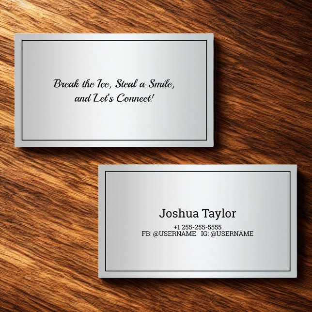 Romantic Flirting Business Card (Romantic Flirting Cards)