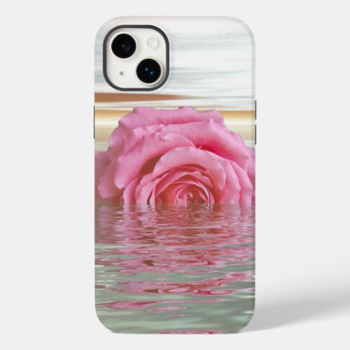 Romantic Floatin Pink Rose Case_Mate iPhone 14 Plus Case