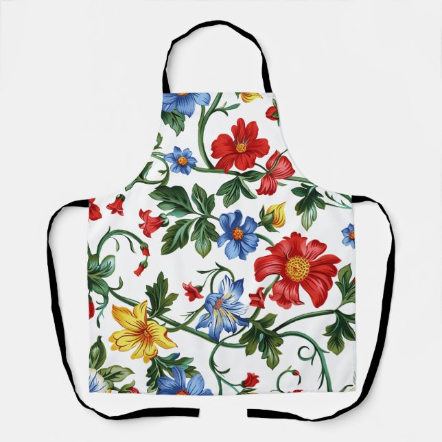 Romantic Floral Apron (Front)