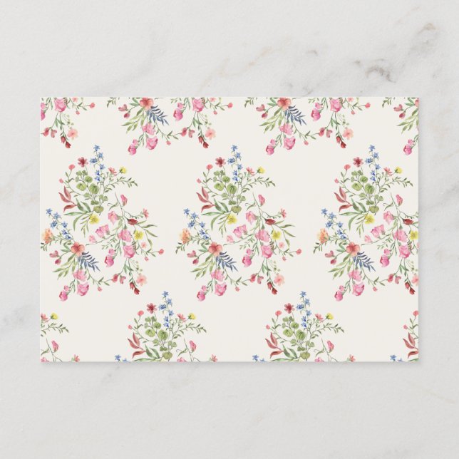 romantic floral arch Digital wedding RSVP Invitation