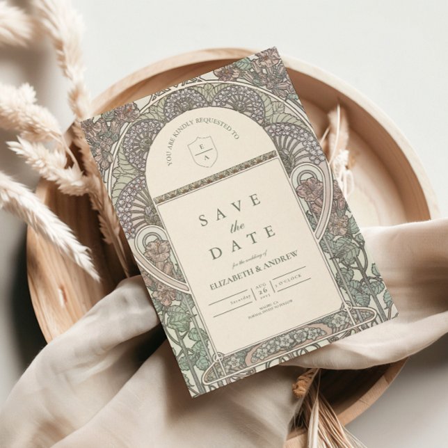 Romantic Floral Arch Save the Date wedding (Creator Uploaded)