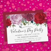 Romantic Floral Blooms Valentine's Day Party
