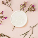 Romantic Floral Bouquet Flowers & Greenery Wedding Wax Seal Sticker<br><div class="desc">Add a delicates natural accent to your wedding invitations,  save the date,  stationery,  and envelopes with our hand-drawn classic romantic floral bouquet wedding wax seal stamp. Artwork hand-drawn by Moodthology Papery</div>