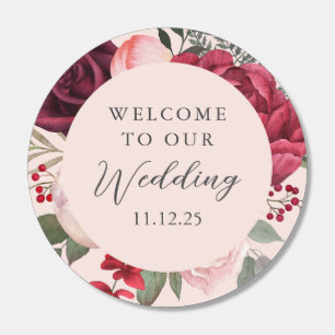 Romantic Floral Bridal Bouquet Pink Life Saver® Mints