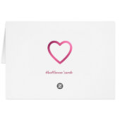 Romantic floral cards (Back Horizontal)