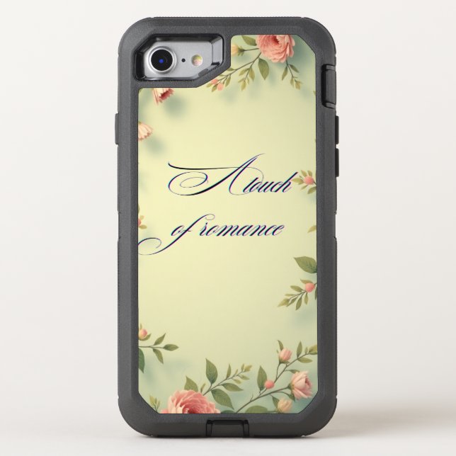 Romantic Floral Dream Otterbox iPhone Case (Back)