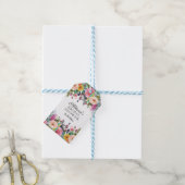 Romantic Floral Garden Bridal Shower Gift Tags (With Twine)