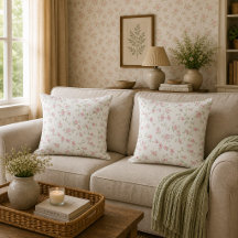 Romantic Floral Monogram | Vintage Cottagecore