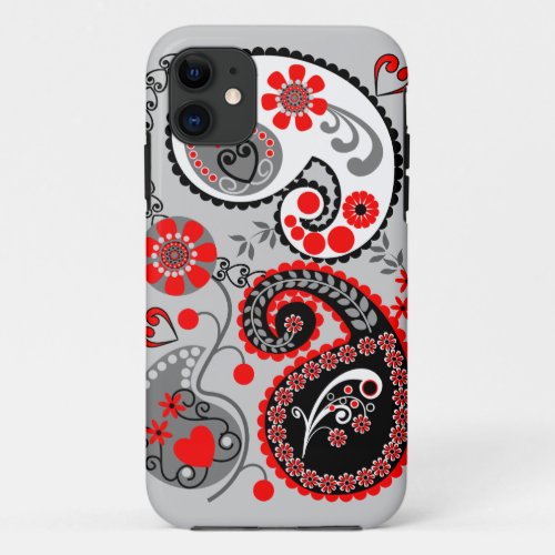 Romantic Floral Paisley retro iPhone 5 case