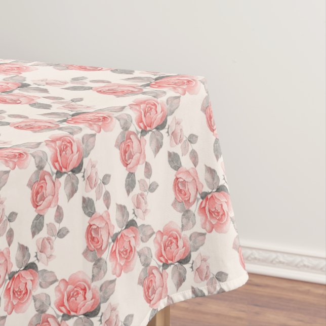 Romantic floral pattern 8 tablecloth (In Situ)