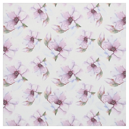 Romantic Floral Pattern Fabric