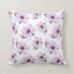 Romantic Floral Pattern Throw Pillow