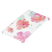 Romantic Floral Pink Watercolor Cool & Elegant for iPad Mini Case (Bottom)