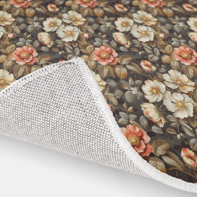 Romantic Floral Shabby Chic Rug (Indoor)