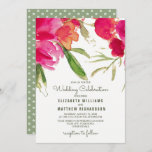 Romantic Floral Watercolor Wedding Invitations at Zazzle