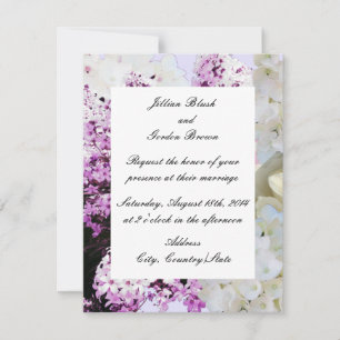 Romantic Floral Wedding Invitation