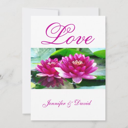 Romantic Floral Wedding Invitation