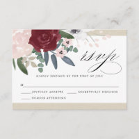 Romantic Florals RSVP