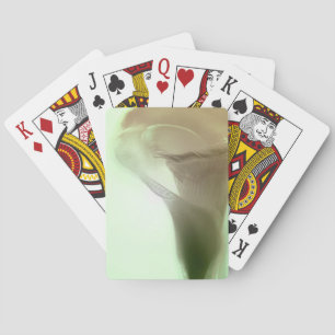 Romantic Flower Detail Poker Cards