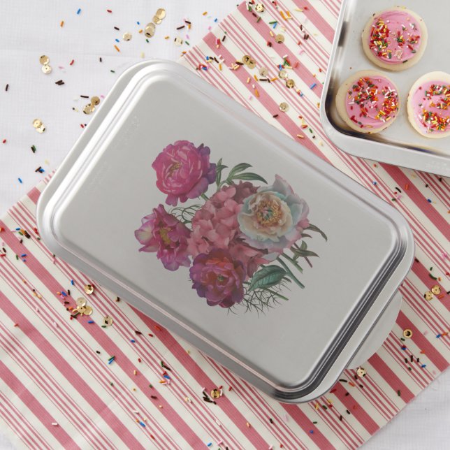 Romantic flower garden cake pan (In Situ)