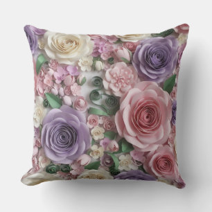 Romantic flower Pilow Throw Pillow