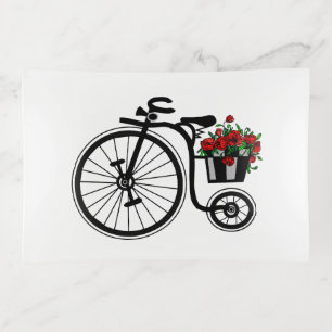 Romantic Flowers Bike Trinket Tray