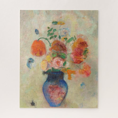 Romantic Flowers Bouquet _ Odilon Redon Jigsaw Puzzle