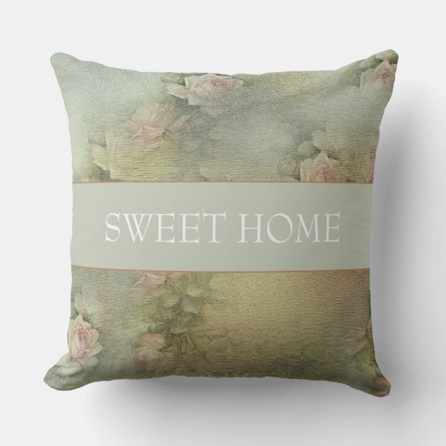 Romantic Flowers - Pillow (Front)