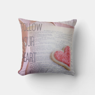 Romantic Follow Your Heart Romeo & Juliet Throw Pillow