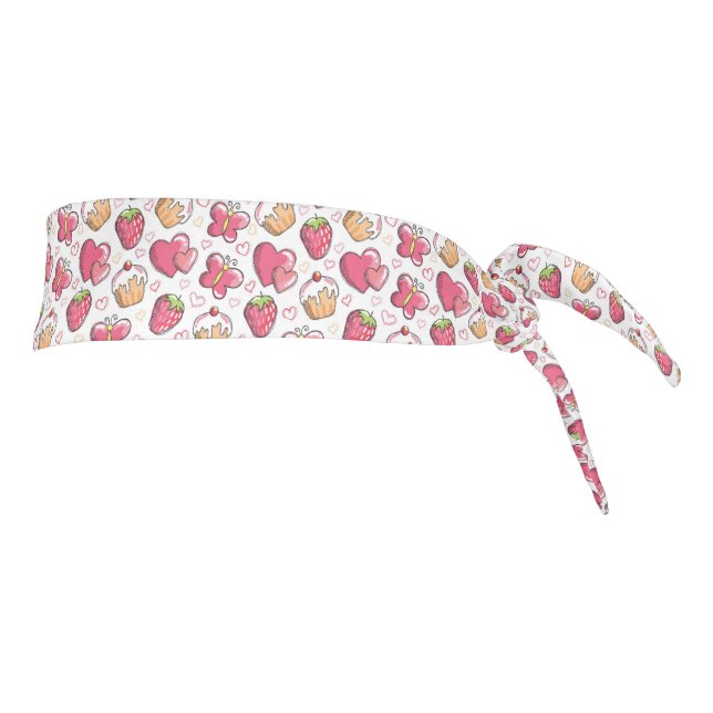 romantic food pattern tie headband (Rotate 90)