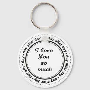 Romantic For Him, Her, I Love You Keychain