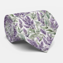 Romantic French sage and lilac floral patterned