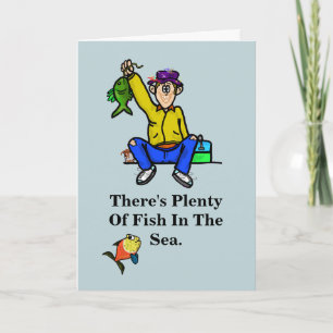 Romantic & Funny Fishing Anniversary Card