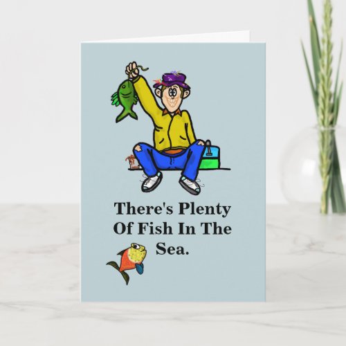 Romantic  Funny Fishing Anniversary Card