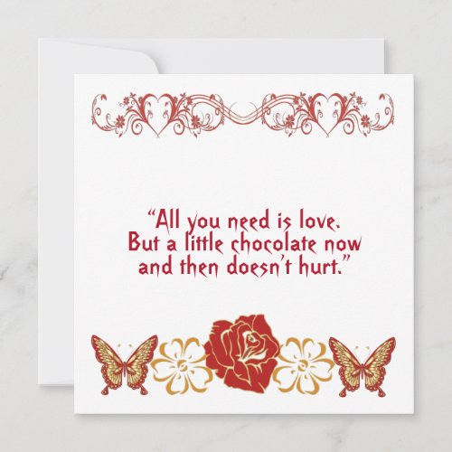 Romantic Funny Love Quote Sweetheart Floral Custom