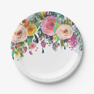 Floral Plates | Zazzle Floral Plates | Zazzle