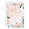 Romantic garden peach floral Bridal Shower