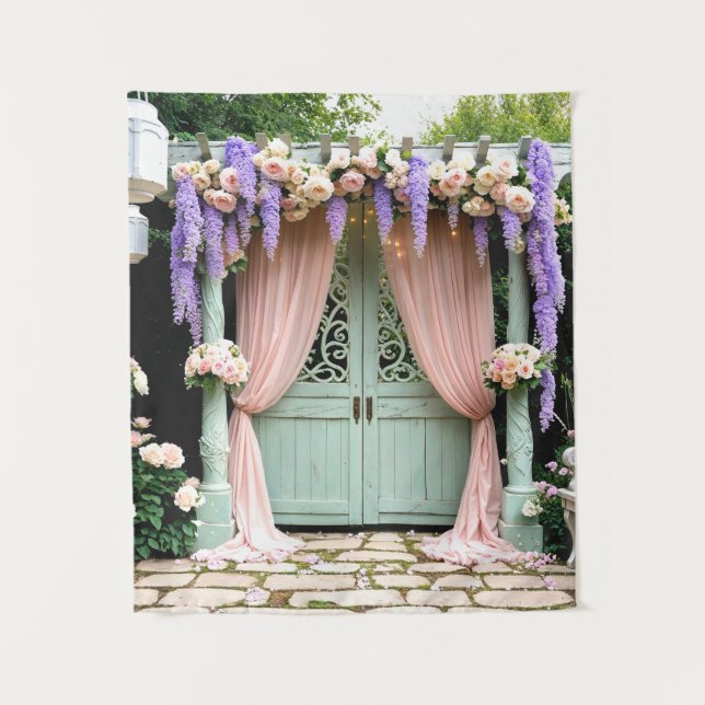 Romantic Garden Wedding Backdrop (Front)